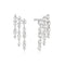 Ania Haie Fairy Dust Silver Triple Fringe Stud Earrings E079-06H