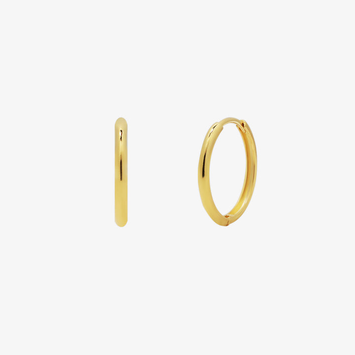 15mm Huggie Earring-0