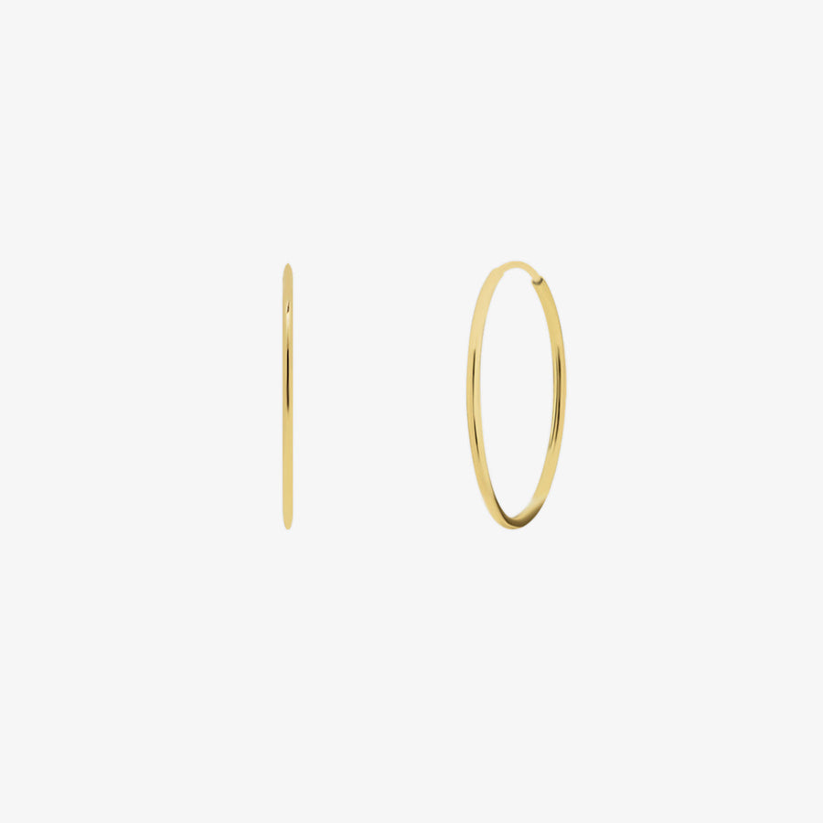 17mm hoop earrings