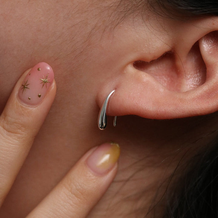 Tear drop earrings-4