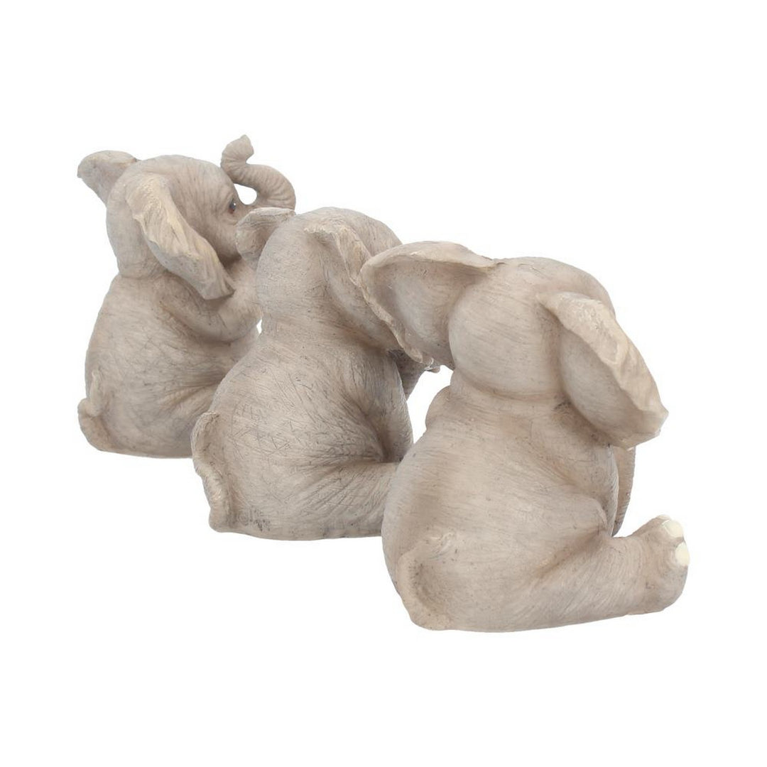 Three Baby Elephants Figurine Elephant Ornaments E3757K8