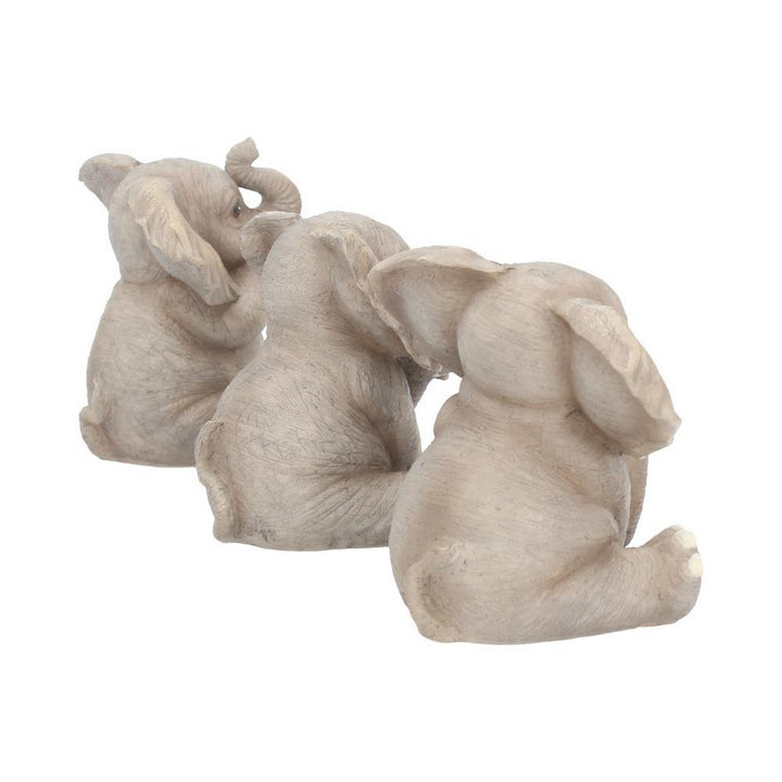 Three Baby Elephants Figurine Elephant Ornaments E3757K8