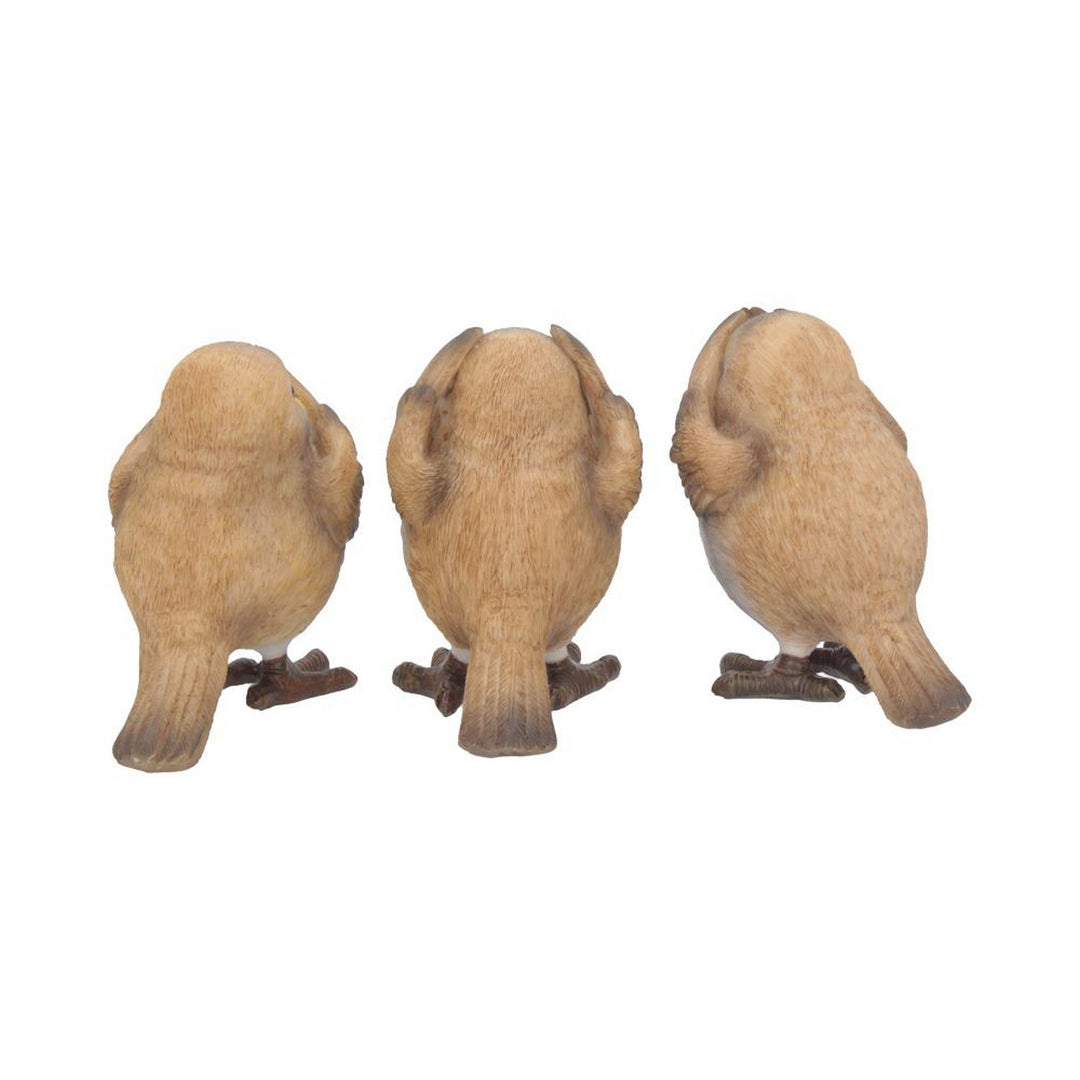 Three Wise Robin Figurines 8cm E4572N9