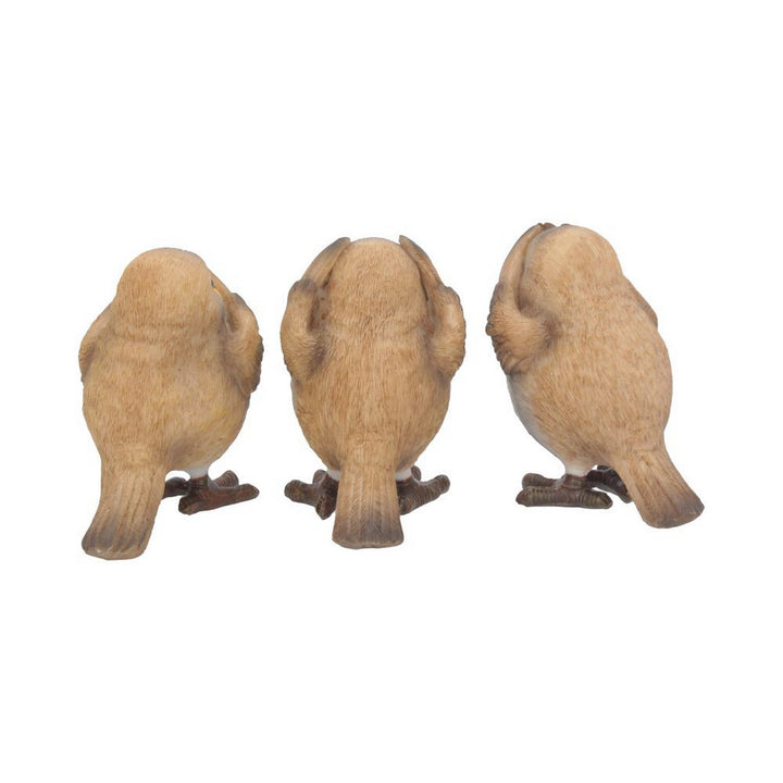Three Wise Robin Figurines 8cm E4572N9