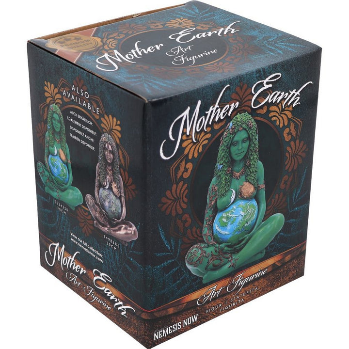 Small Ethereal Mother Earth Gaia Art Statue Painted Figurine E5242S0