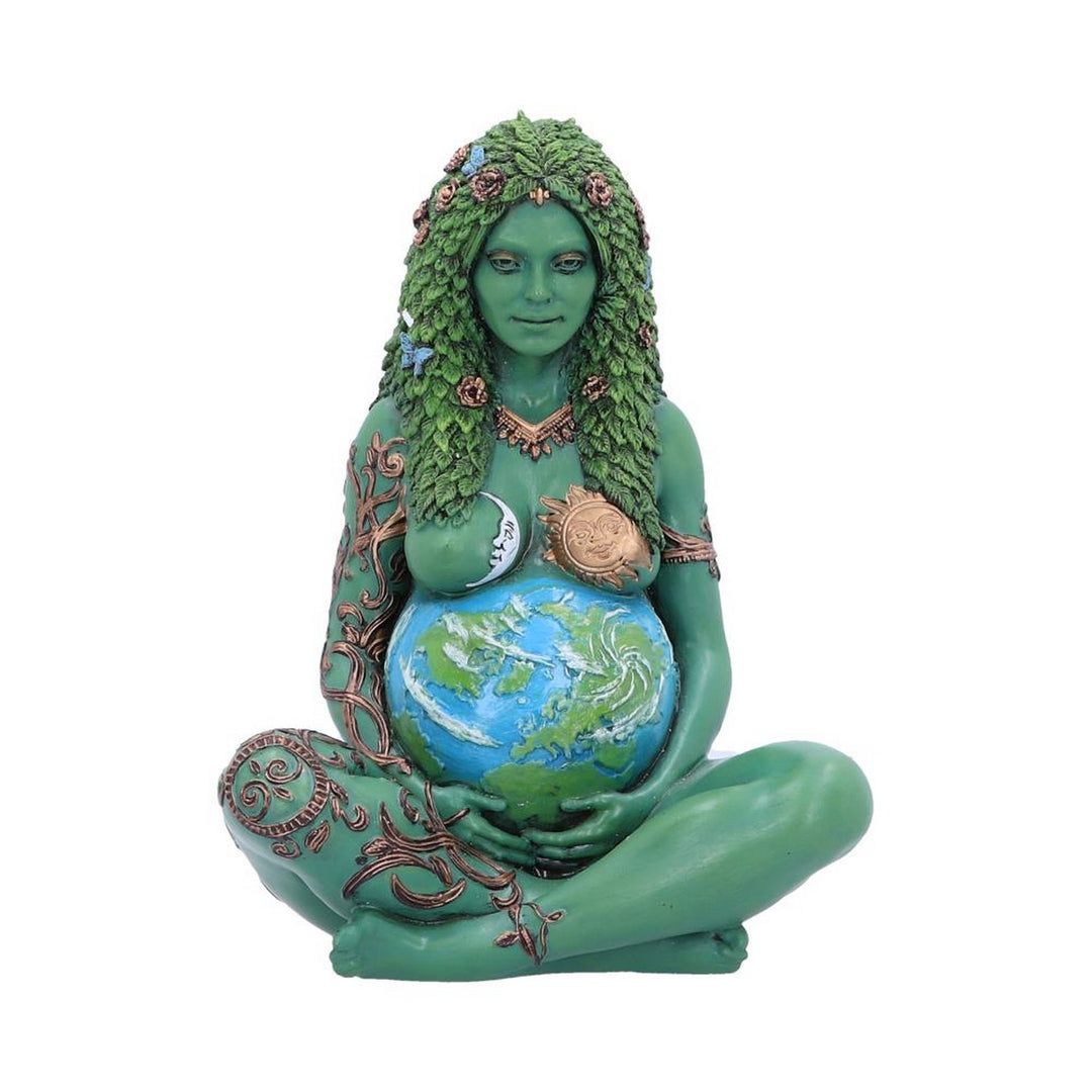 Small Ethereal Mother Earth Gaia Art Statue Painted Figurine E5242S0