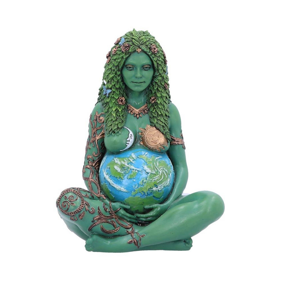 Small Ethereal Mother Earth Gaia Art Statue Painted Figurine E5242S0