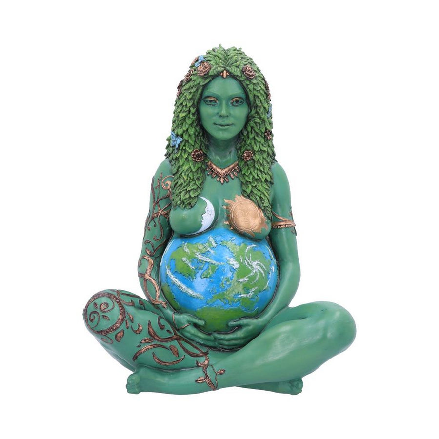Large Ethereal Mother Earth Gaia Art Statue Painted Figurine E5243S0