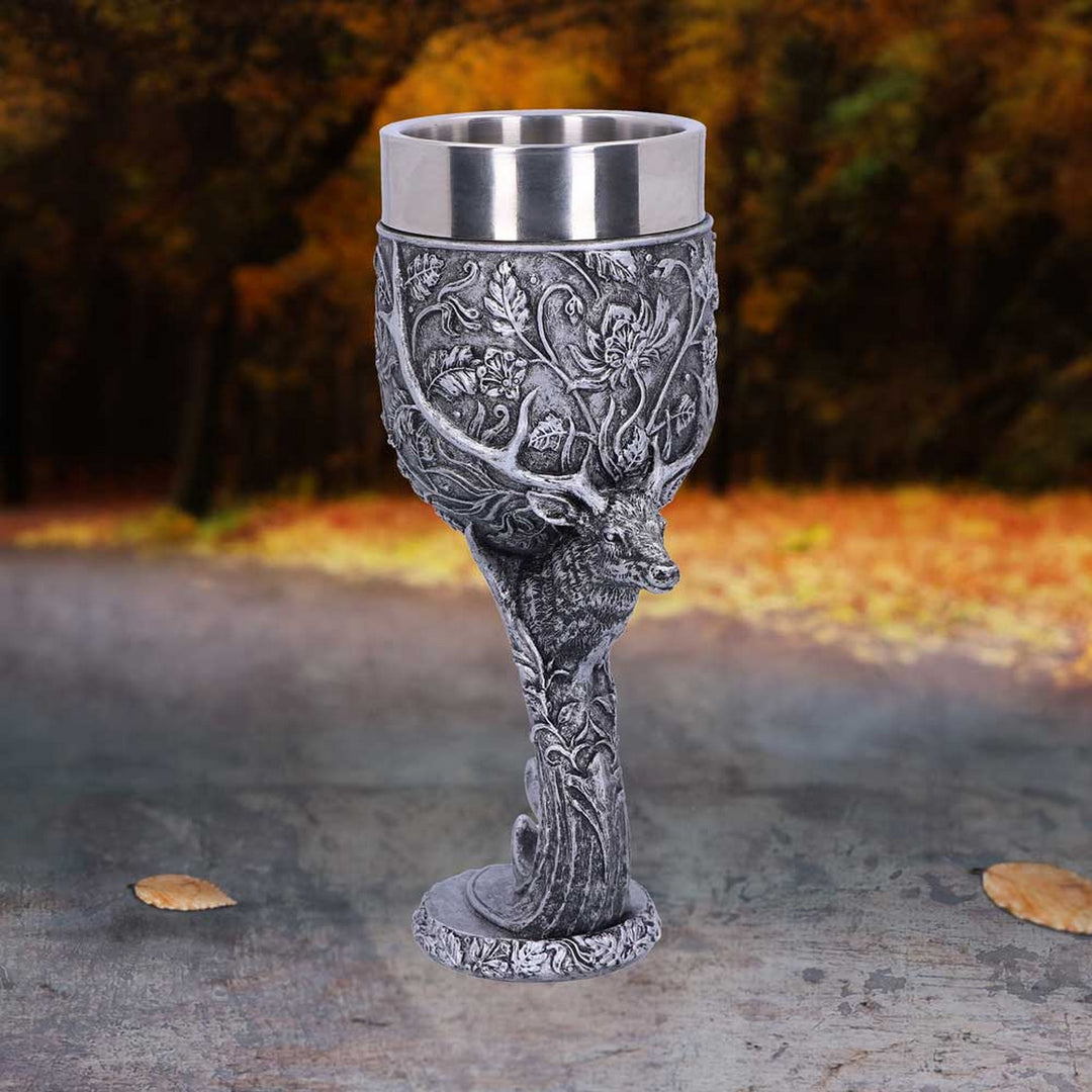 Monarch of the Glen Stags Head Goblet Wine Glass E5270S0