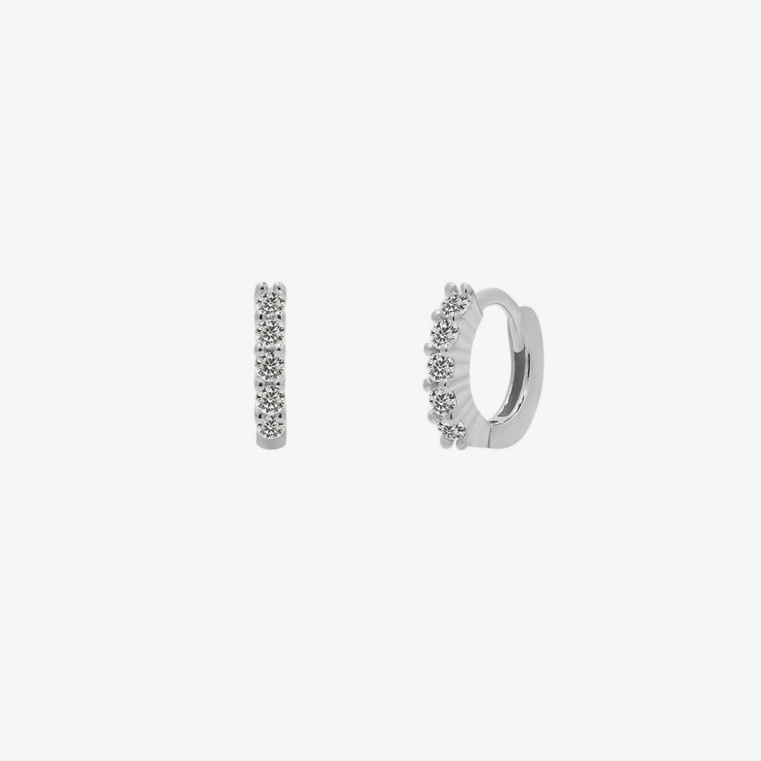 Crown huggie earring-3