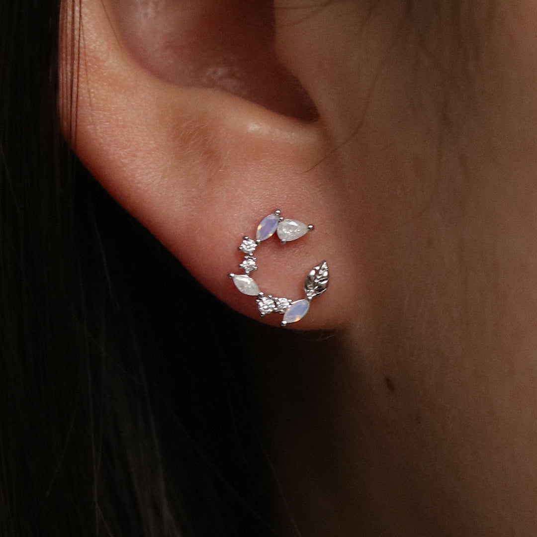 Moonstone laurel earrings-2