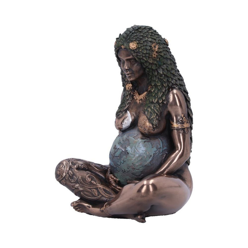 Mini Bronze Mother Earth Art Figurine 8.5cm E5777U1