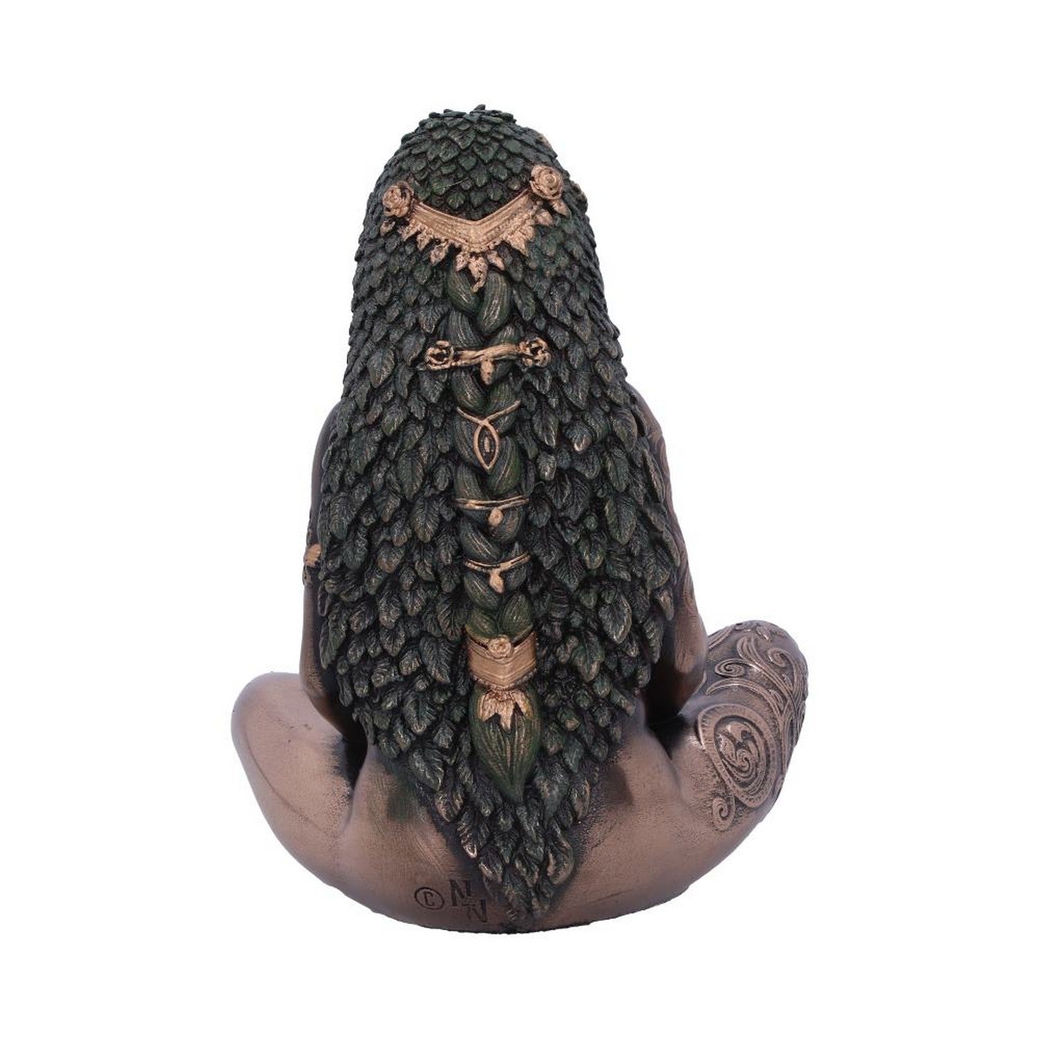 Mini Bronze Mother Earth Art Figurine 8.5cm E5777U1