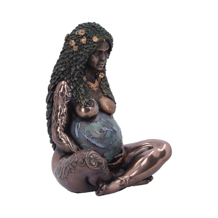 Mini Bronze Mother Earth Art Figurine 8.5cm E5777U1
