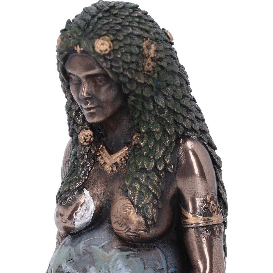 Mini Bronze Mother Earth Art Figurine 8.5cm E5777U1