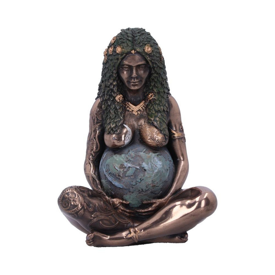 Mini Bronze Mother Earth Art Figurine 8.5cm E5777U1