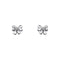 D for Diamond Sterling Silver Bow Stud Earrings E6587