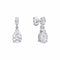 Diamonfire Cubic Zirconia Tear Drop and Marquise Drop Earrings E6594