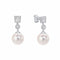 Diamonfire Cubic Zirconia Shell Pearl Drop Earrings E6604