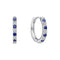 Diamonfire Clear Sapphire Cubic Zirconia Contemporary Oval Cut Earrings E6699