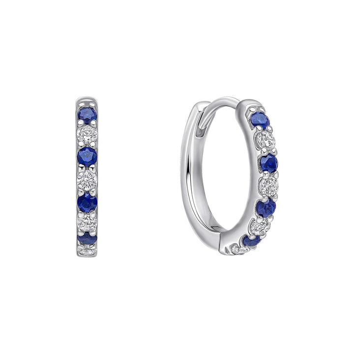 Diamonfire Clear Sapphire Cubic Zirconia Contemporary Oval Cut Earrings E6699