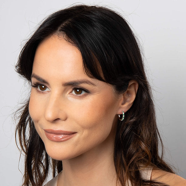 Diamonfire Clear Sapphire Cubic Zirconia Statement Cushion Cut Earrings E6700