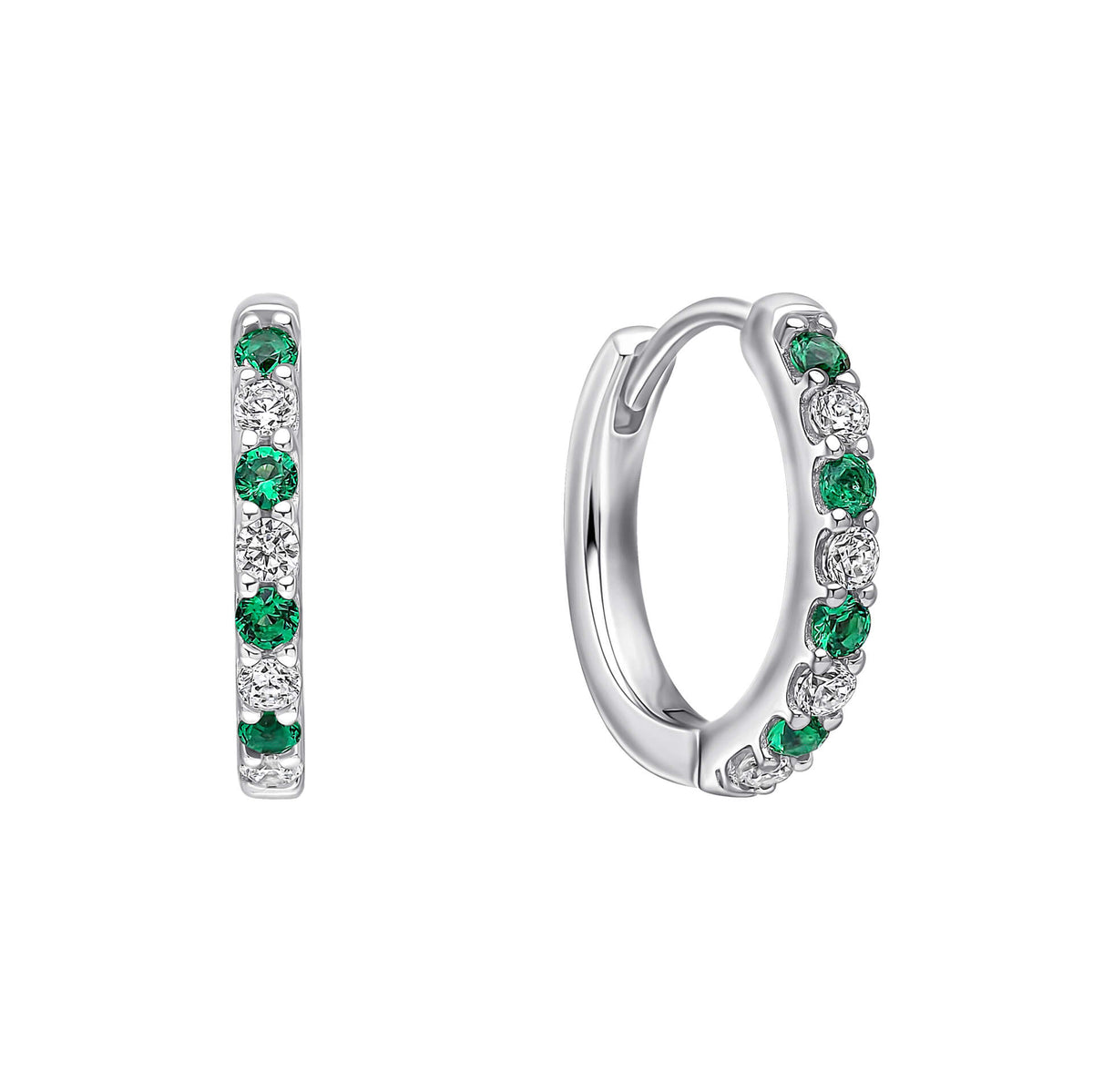 Diamonfire Clear Sapphire Cubic Zirconia Statement Cushion Cut Earrings E6700