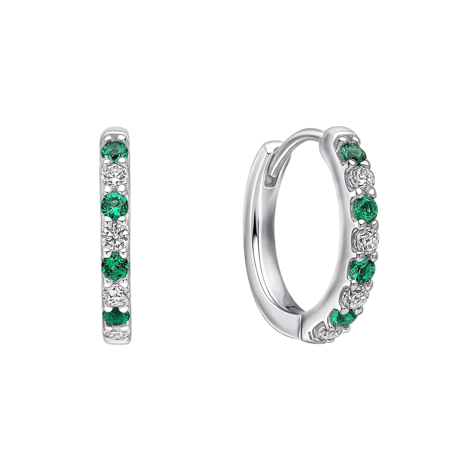 Diamonfire Clear Sapphire Cubic Zirconia Statement Cushion Cut Earrings E6700