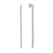 Diamonfire Clear Cubic Zirconia Contemporary Oval Cut Earrings E6705
