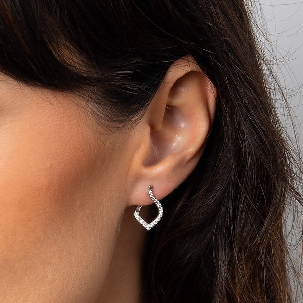 Diamonfire Clear Cubic Zirconia Everyday Round Cut Earrings E6708