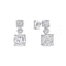Diamonfire Clear Cubic Zirconia Refined Brilliant Cut Earrings E6711