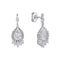 Diamonfire Clear Cubic Zirconia Modern Cushion Cut Earrings E6712