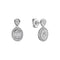 Diamonfire Clear Cubic Zirconia Delicate Round Cut Earrings E6714