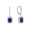 Diamonfire Clear Sapphire Cubic Zirconia Timeless Pear Cut Earrings E6720