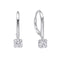 Diamonfire Clear Cubic Zirconia Modern Cushion Cut Bezel Set Earrings E6725