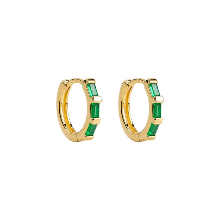 Beginnings Sterling Silver Gold Earrings E6791G