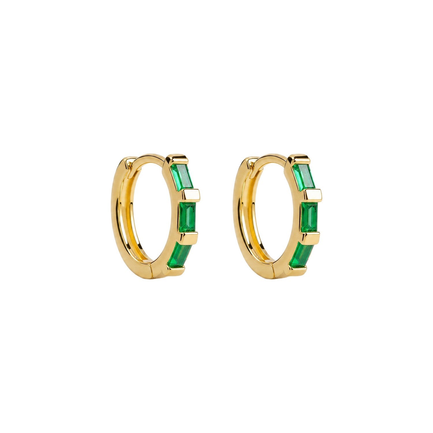 Beginnings Sterling Silver Gold Earrings E6791G