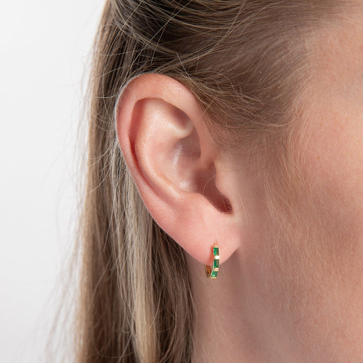 Beginnings Sterling Silver Gold Earrings E6791G