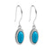 Beginnings Sterling Silver Blue Magnesite Earrings E6804T
