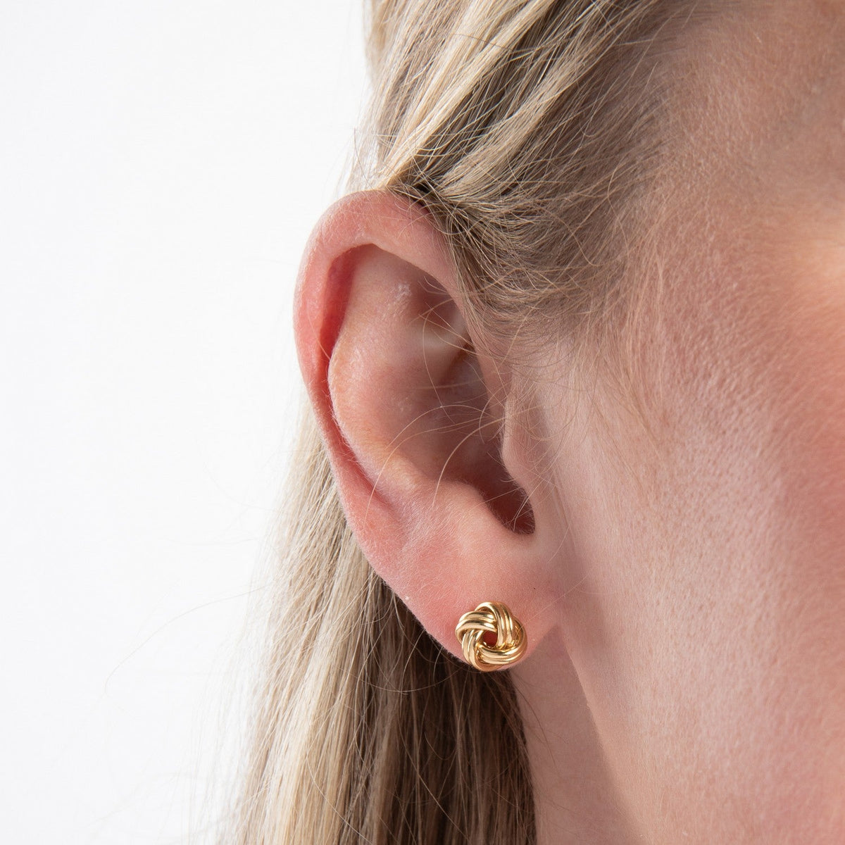 Beginnings Sterling Silver Gold Earrings E6807