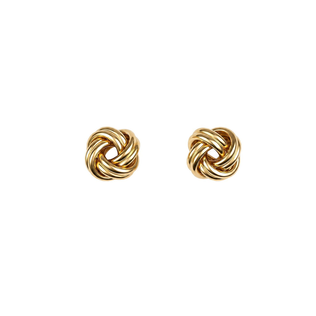 Beginnings Sterling Silver Gold Earrings E6807