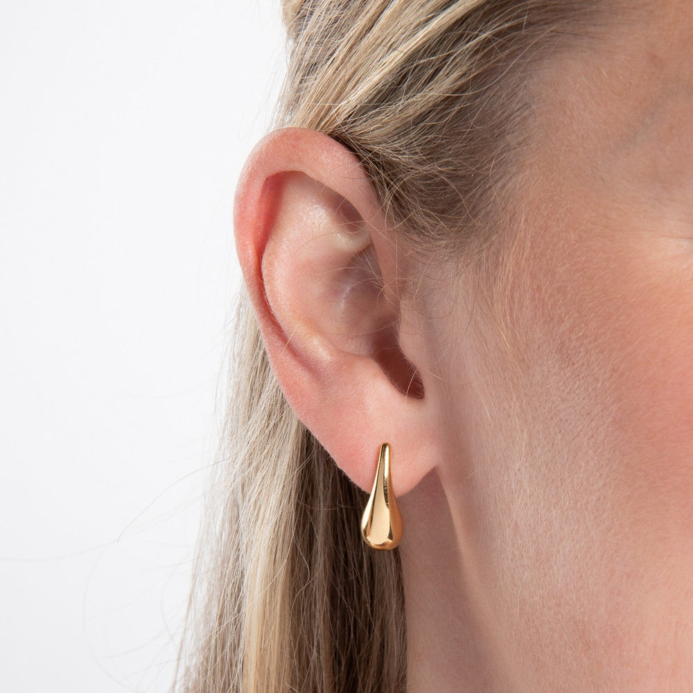 Beginnings Sterling Silver Gold Earrings E6813