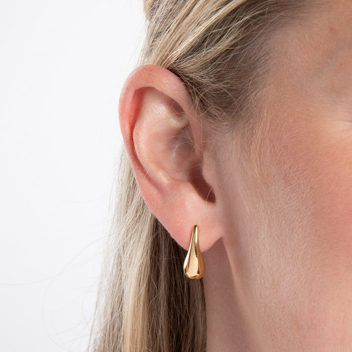 Beginnings Sterling Silver Gold Earrings E6813