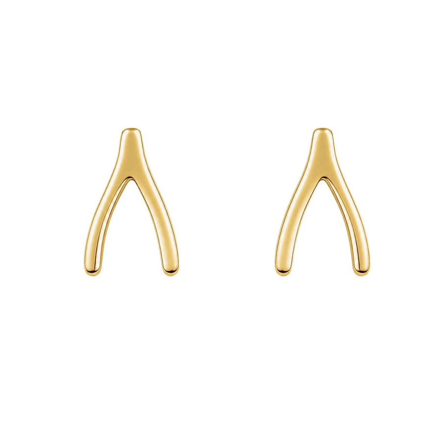 Beginnings Sterling Silver Gold Earrings E6815