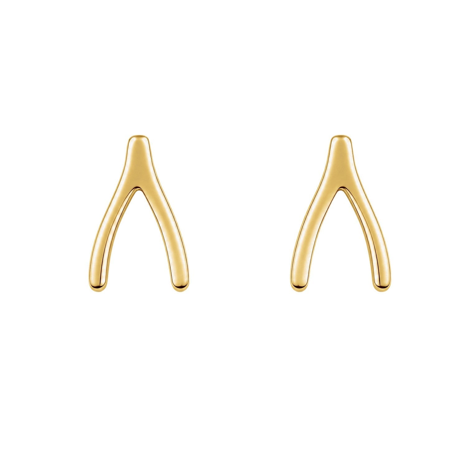 Beginnings Sterling Silver Gold Earrings E6815
