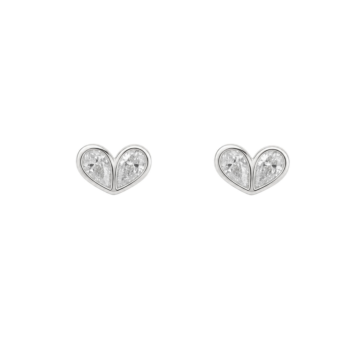 Beginnings Sterling Silver Cubic Zirconia Earrings E6816C