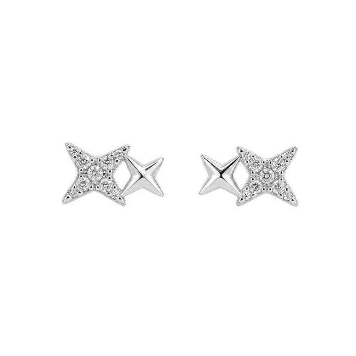 Beginnings Sterling Silver Cubic Zirconia Earrings E6818C