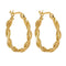 Beginnings Sterling Silver Gold Earrings E6823