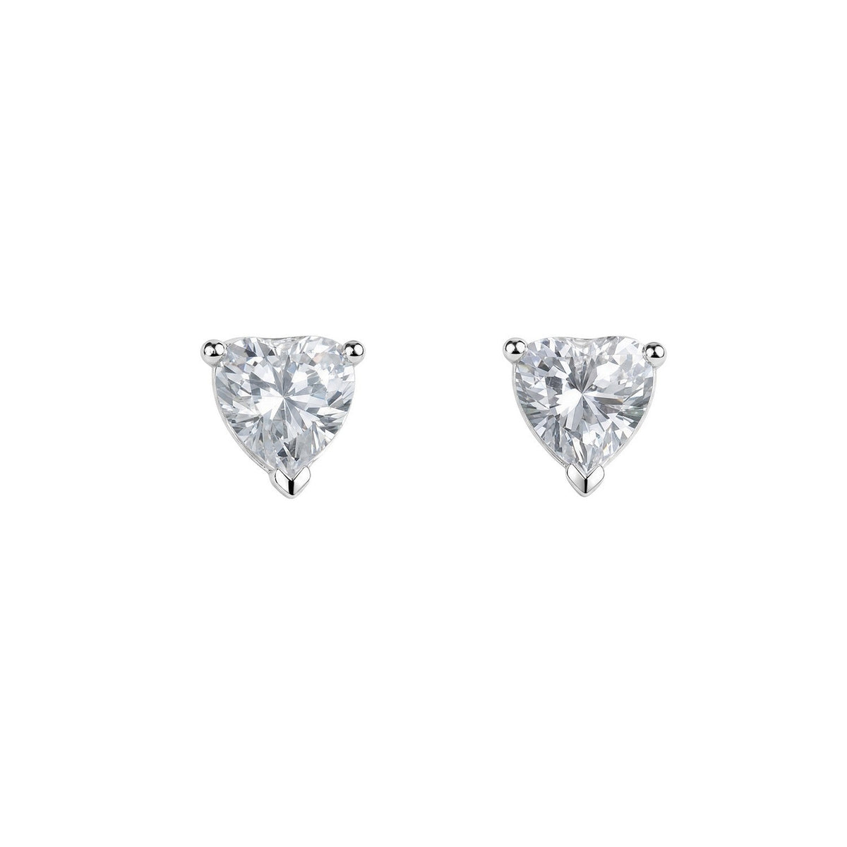 Beginnings Sterling Silver Cubic Zirconia Earrings E6827C