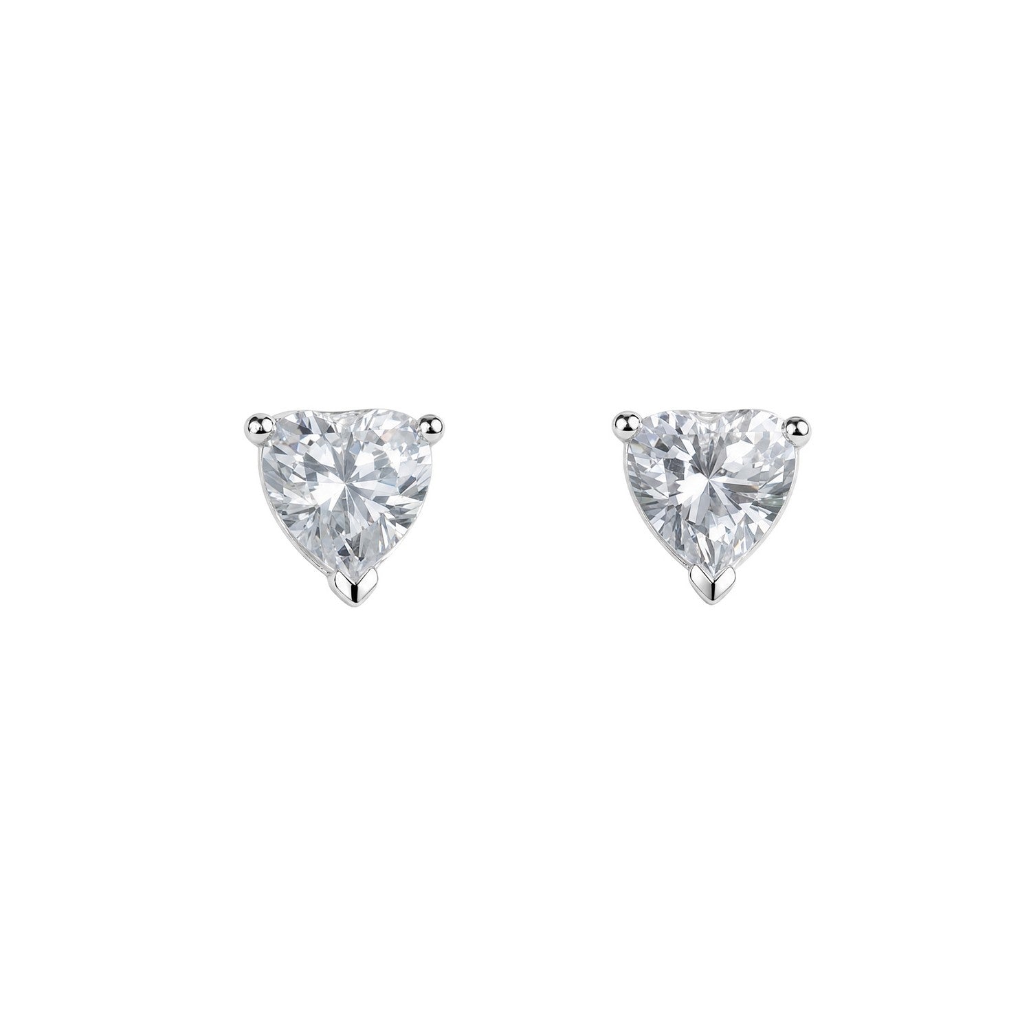 Beginnings Sterling Silver Cubic Zirconia Earrings E6827C